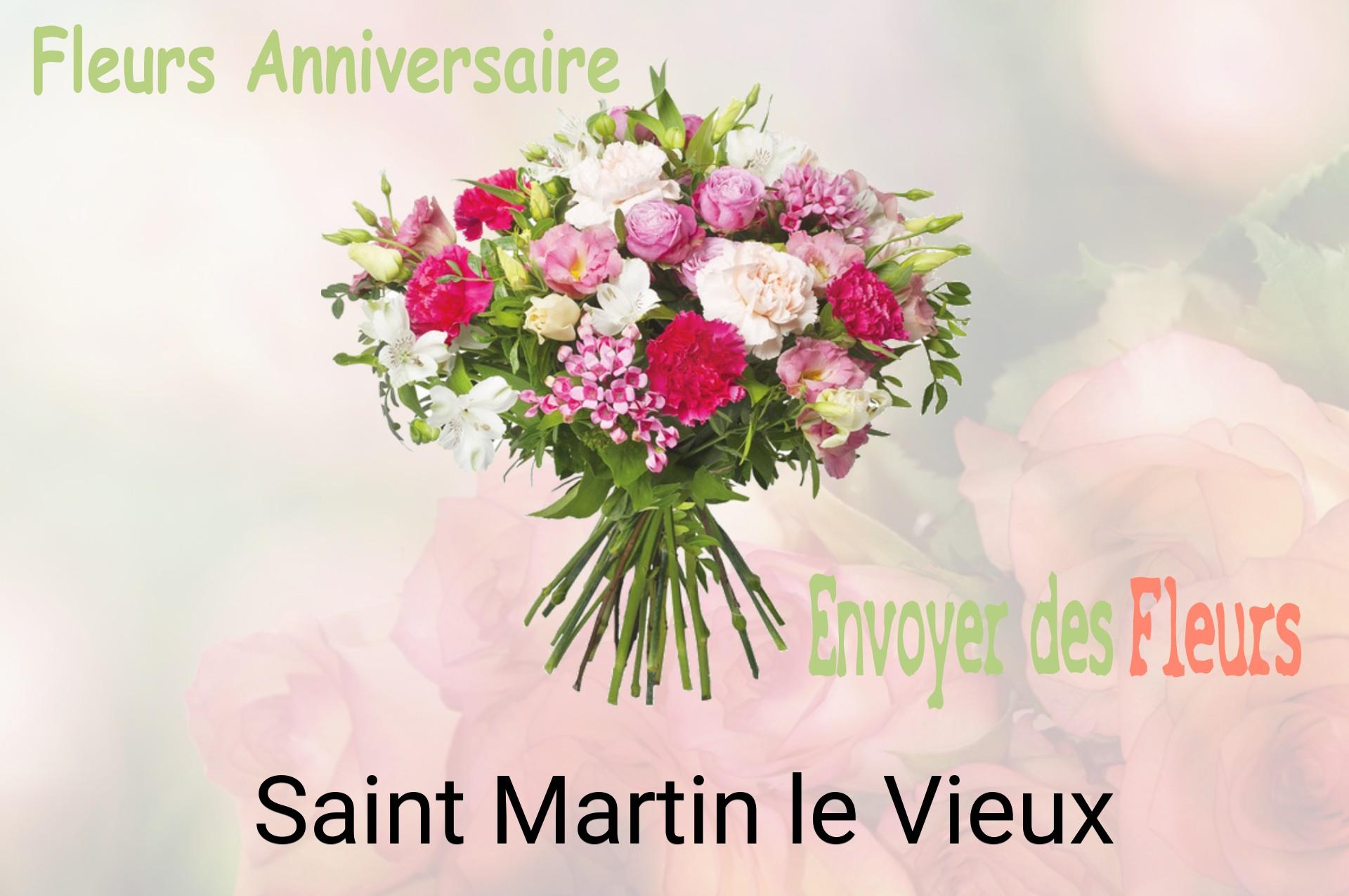 Bouquet de fleurs d’anniversaire livré à Saint-Martin-le-Vieux