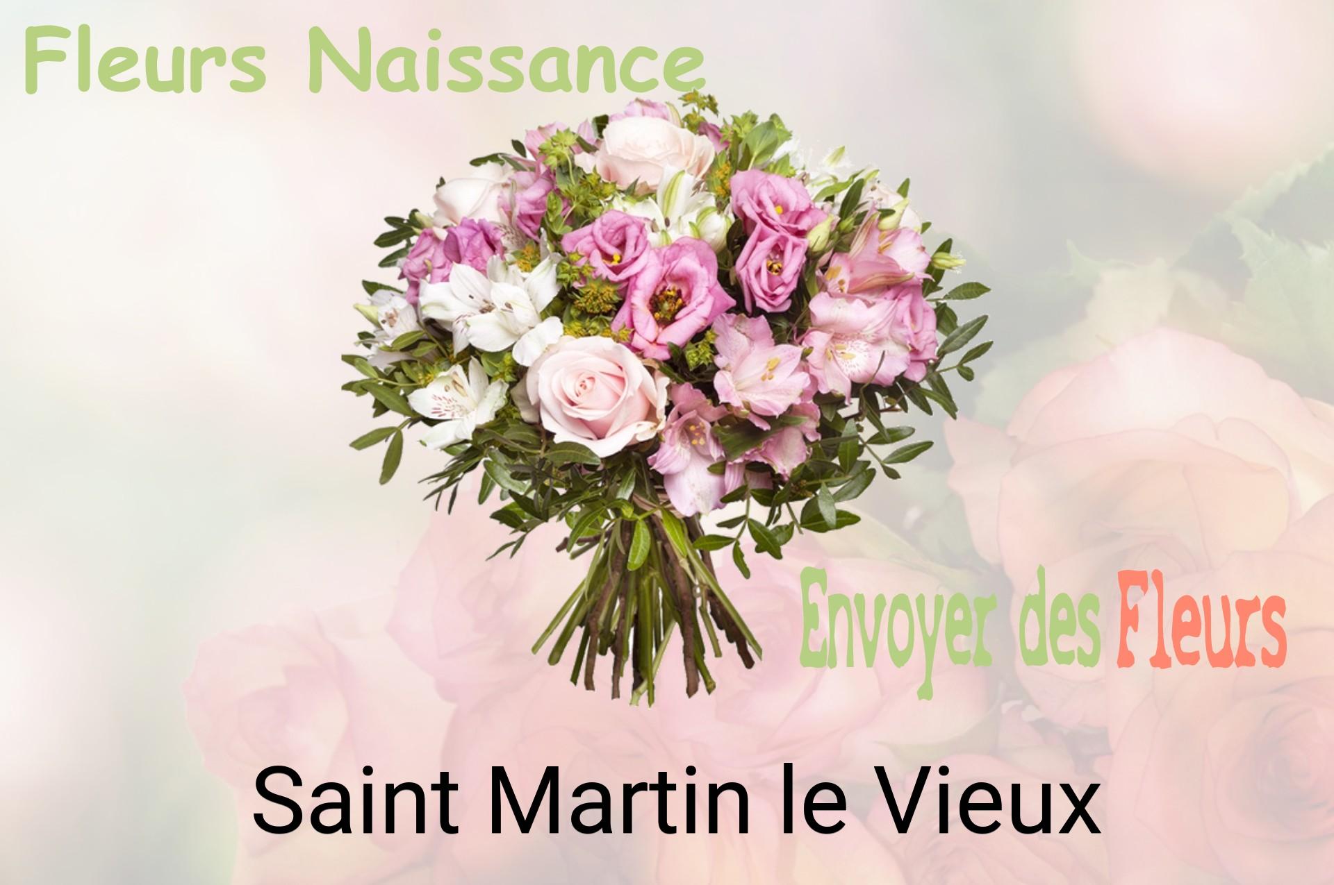 Bouquet de fleurs de naissance livré à Saint-Martin-le-Vieux